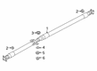 Diagram for Mazda Drive Shaft - KF03-25-100A
