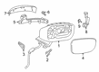Diagram for Mazda Car Mirror - KB8C-69-121C