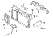Diagram for Mazda 2 Radiator Support - DR61-56-1Y1