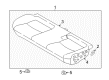 Diagram for Mazda CX-3 Seat Cushion - D11B-57-200C-39