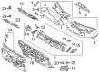Diagram for Mazda CX-5 Dash Panel - KB8A-53-400A