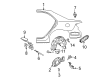 Diagram for Mazda Fuel Door Release Cable - GM9A-56-880D