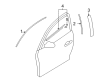 Diagram for Mazda RX-8 Door Seal - F151-50-640A