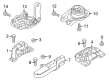 Diagram for Mazda Engine Mount - BBN3-39-040A
