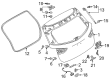 Diagram for Mazda CX-3 Door Latch Assembly - DM0P-62-310