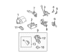 Diagram for Mazda Ignition Lock Assembly - ECY1-76-149A