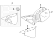 Diagram for Mazda 3 Car Mirror - BP8M-69-120K-08