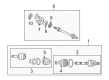 Diagram for Mazda 626 CV Boot - G594-22-530
