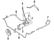 Diagram for Mazda MPV Power Steering Hose - LB94-32-683A