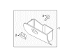 Diagram for Mazda Glove Box - DR61-64-030B-02