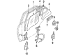Diagram for Mazda 929 Door Latch Assembly - H261-73-310F