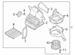 Diagram for Mazda Blower Motor - VA54-61-140