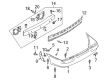 Diagram for Mazda Protege Bumper Cover - BJ0J-50-221-BB