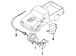 Diagram for Mazda 626 Brake Light Switch - H003-66-490A