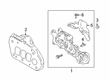Diagram for Mazda Exhaust Manifold Gasket - PY8V-13-460B