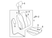 Diagram for Mazda 2 Seat Cushion - DR62-88-111B-02