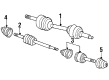 Diagram for Mazda B2200 CV Boot - M070-22-530A