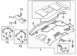 Diagram for Mazda CX-3 Sun Visor - DB4F-69-270A-75