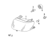 Diagram for Mazda Headlight Bulb - EF91-51-06Y
