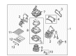 Diagram for Mazda CX-9 Blend Door Actuator - TK48-61-B60