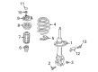 Diagram for Mazda CX-9 Strut Housing - TK48-34-900B