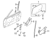 Diagram for Mazda Window Crank Handle - S084-58-580A-00