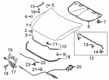 Diagram for Mazda Hood Latch - GBFN-56-620A