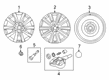 Diagram for Mazda Alloy Wheels - 9965-29-7590
