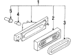 Diagram for Mazda Miata Light Socket - BJ38-51-584