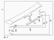 Diagram for Mazda Protege Third Brake Light - B25F-51-580B