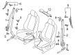 Diagram for Mazda Seat Belt - DBYG-57-L90A