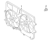 Diagram for Mazda Cooling Fan Resistors - ZZCA-18-831