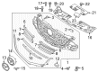 Diagram for Mazda CX-5 Grille - KA0G-50-710B