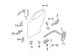 Diagram for Mazda CX-7 Door Latch Assembly - EG21-72-310M