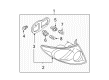Diagram for Mazda 6 Tail Light - GR6K-51-150