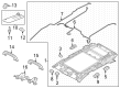 Diagram for Mazda CX-50 Sun Visor - VA43-69-320-75
