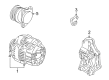 Diagram for Mazda Alternator Bracket - KJ01-18-371A