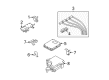 Diagram for Mazda RX-8 Engine Control Module - N3ZD-18-881R-0J