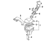 Diagram for Mazda 929 Air Duct - JE48-13-220A
