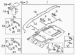 Diagram for Mazda CX-9 Interior Light Bulb - G46M-51-4C5