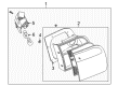 Diagram for Mazda Millenia Light Socket - T001-51-3F7A
