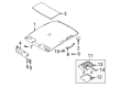 Diagram for Mazda 626 Interior Light Bulb - GD7A-69-274