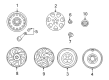 Diagram for Mazda 626 Wheel Cover - GD7F-37-192A
