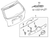 Diagram for Mazda CX-9 Emblem - TE71-51-781