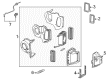 Diagram for Mazda B3000 Evaporator - 1F20-61-J41A