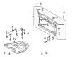 Diagram for Mazda 6 Radiator Support - GK2A-53-110L