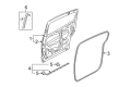 Diagram for Mazda 5 Door Seal - C235-58-76YE