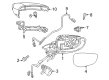 Diagram for Mazda MX-30 EV Car Mirror - DDAD-69-181