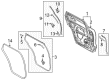 Diagram for Mazda Door Seal - TKY0-72-76X