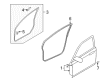 Diagram for Mazda CX-7 Door Seal - EG21-59-760F